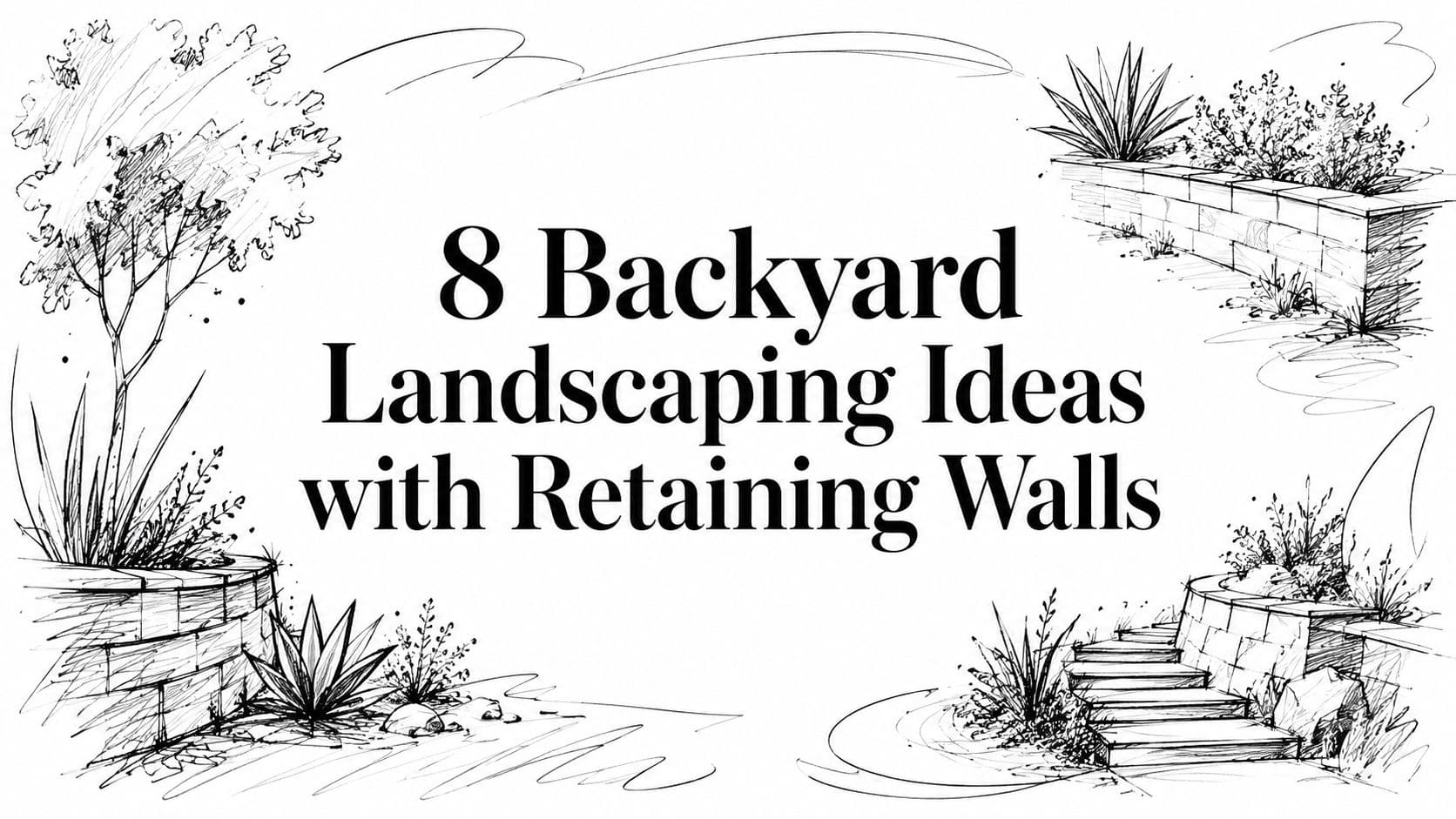 8 Backyard Landscaping Ideas with Retaining Walls