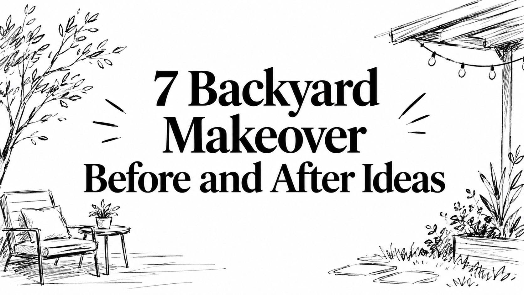 7 Backyard Makeover Before and After Ideas