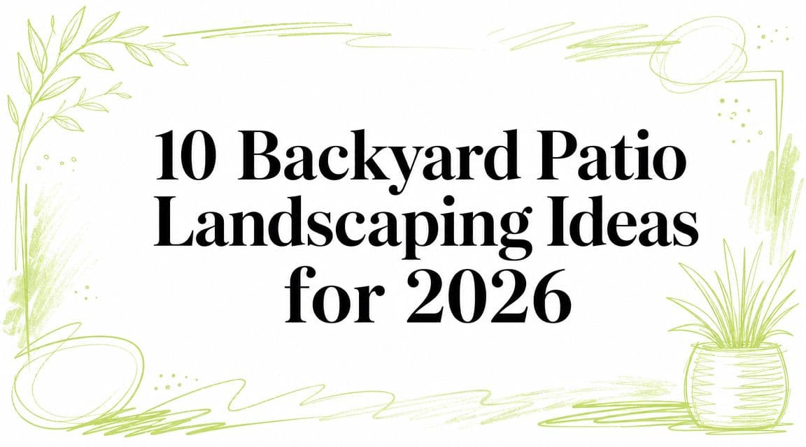 10 Backyard Patio Landscaping Ideas for 2026
