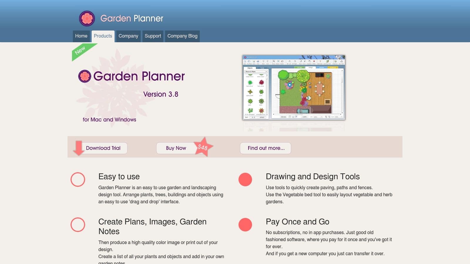 Garden Planner (Small Blue Printer)