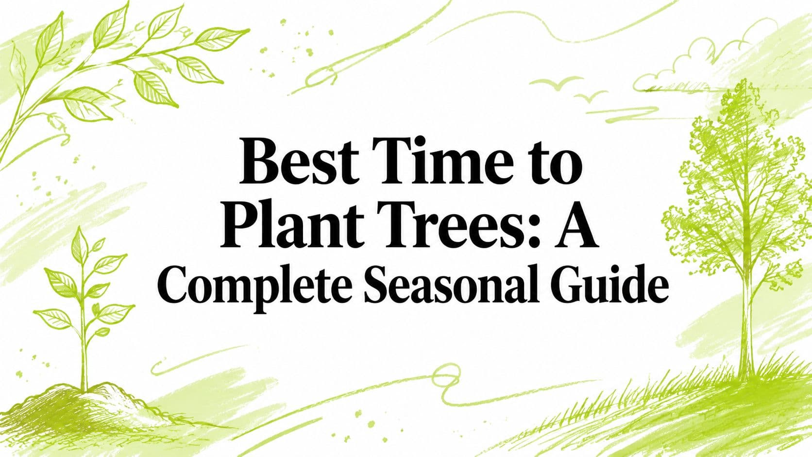 Best Time to Plant Trees: A Complete Seasonal Guide