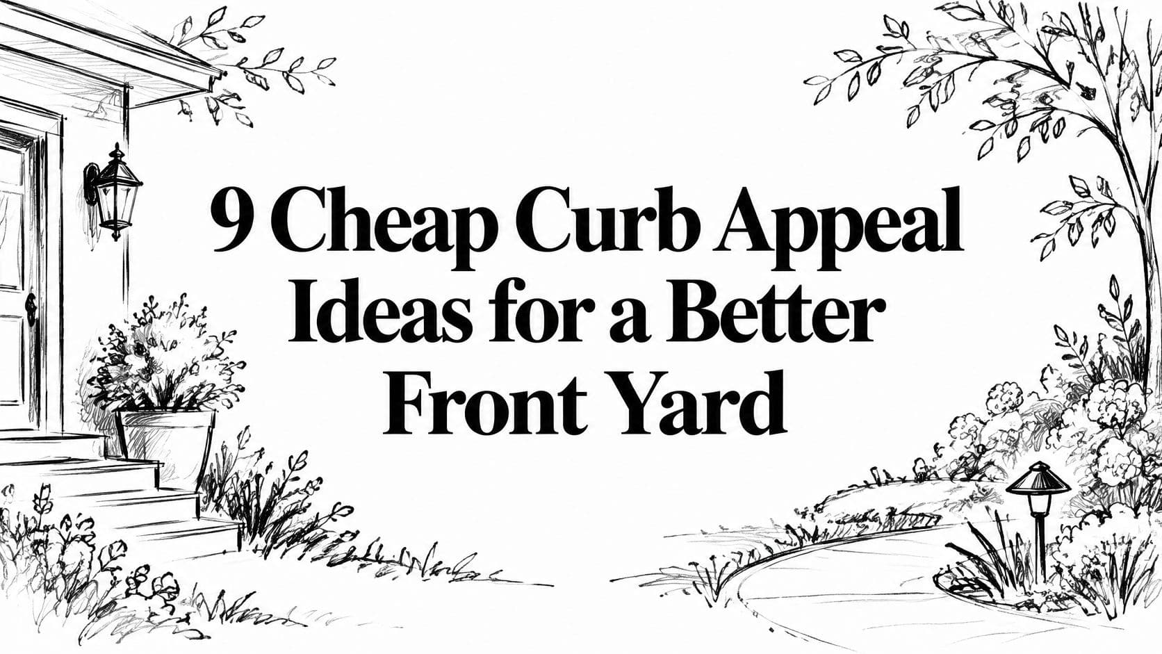 9 Cheap Curb Appeal Ideas for a Better Front Yard