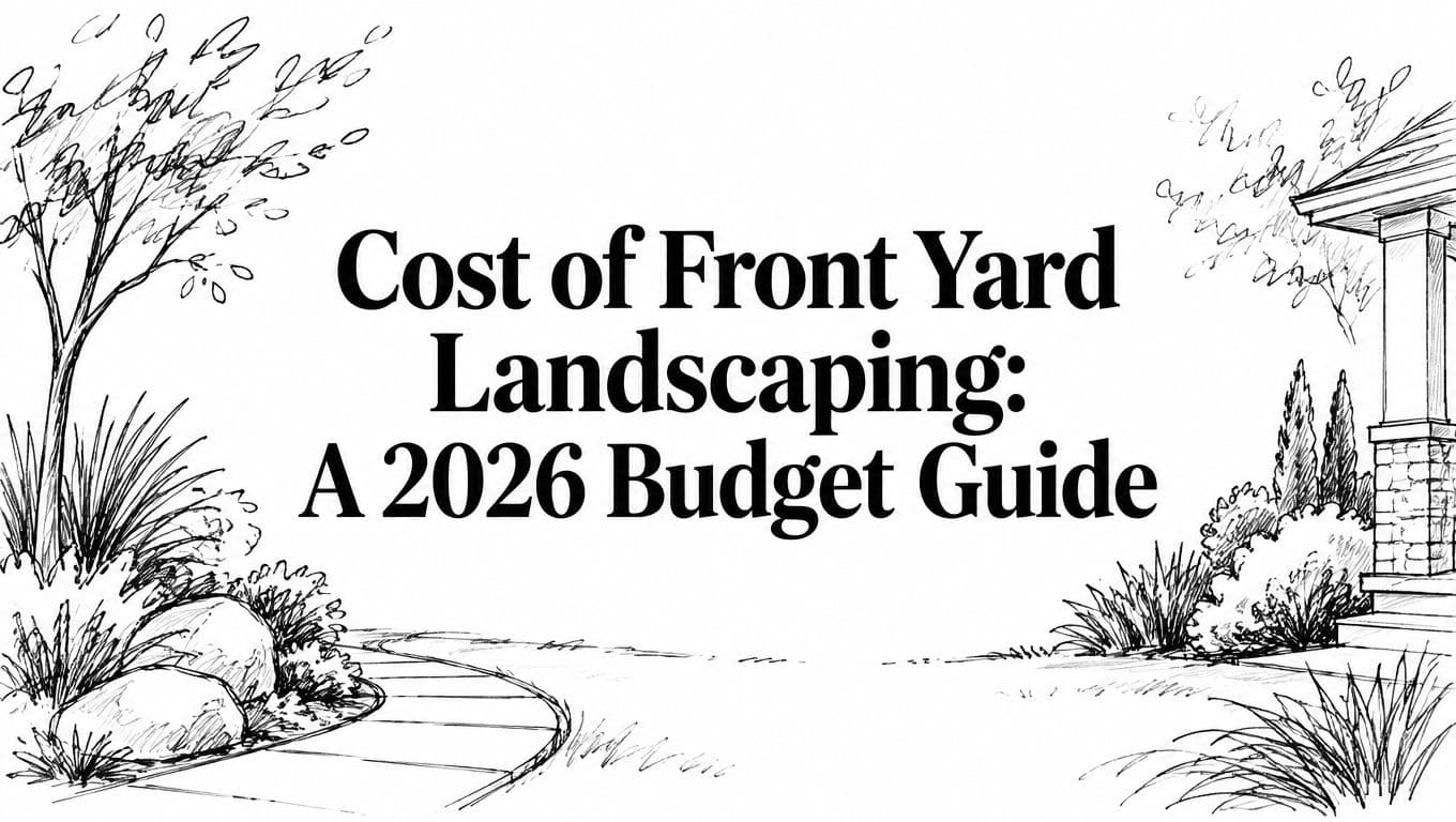Cost of Front Yard Landscaping: A 2026 Budget Guide