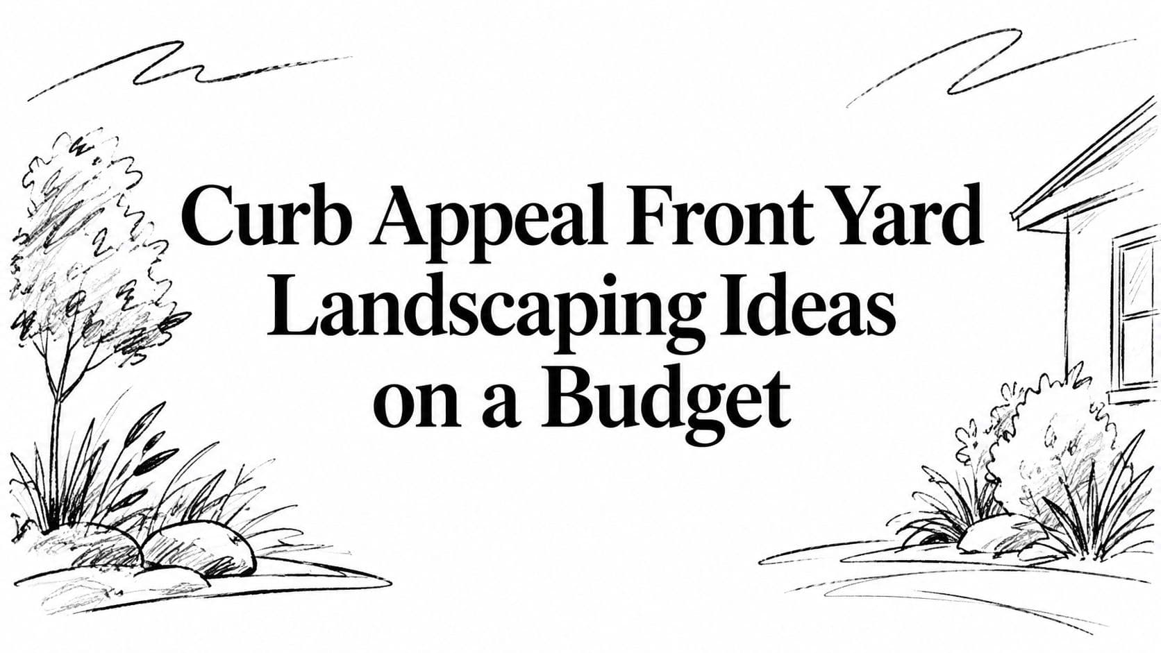 Curb Appeal Front Yard Landscaping Ideas on a Budget