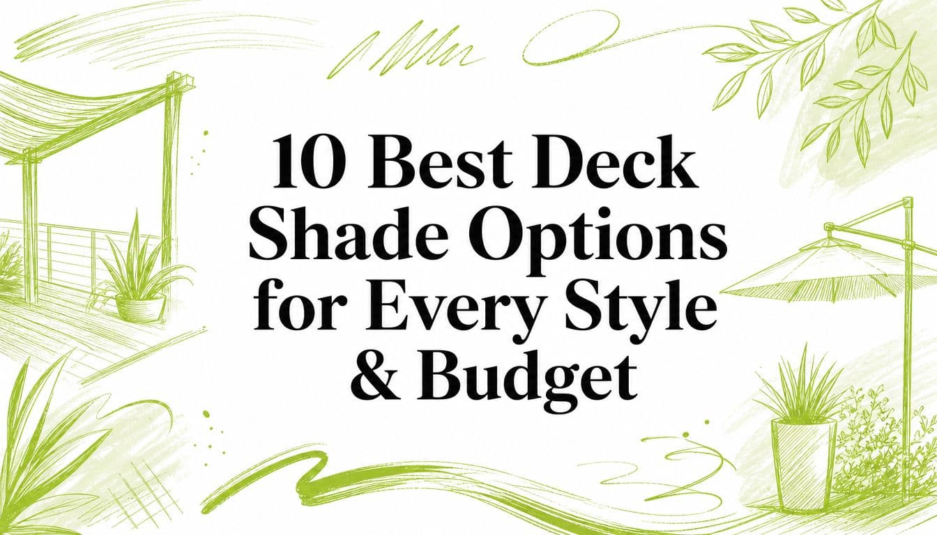 10 Best Deck Shade Options for Every Style & Budget