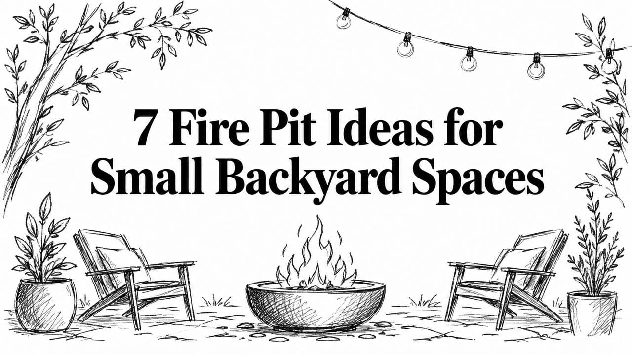 7 Fire Pit Ideas for Small Backyard Spaces