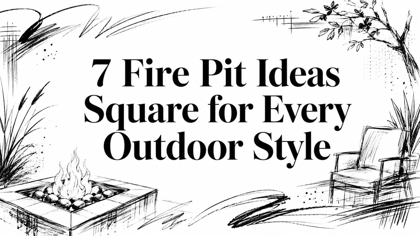 7 Fire Pit Ideas Square for Every Outdoor Style