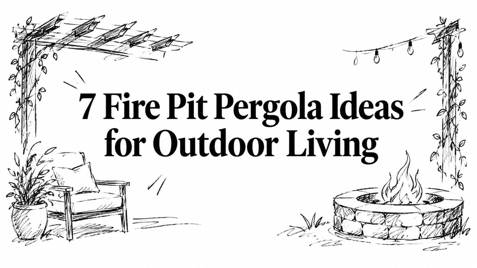 7 Fire Pit Pergola Ideas for Outdoor Living