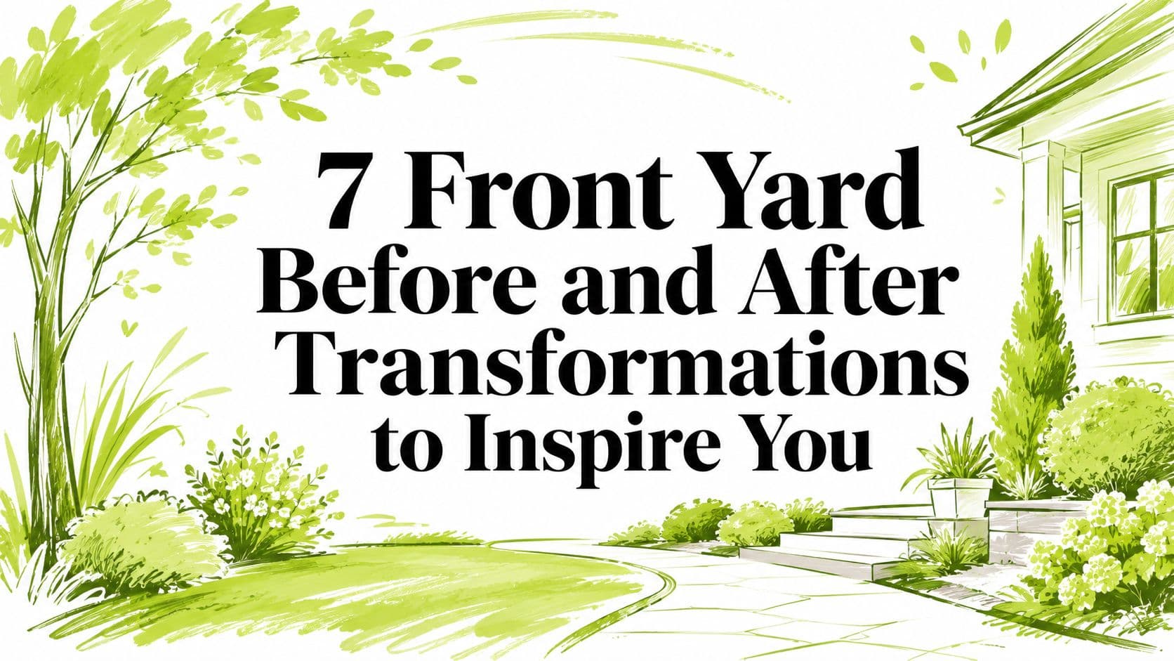 7 Front Yard Before and After Transformations to Inspire You