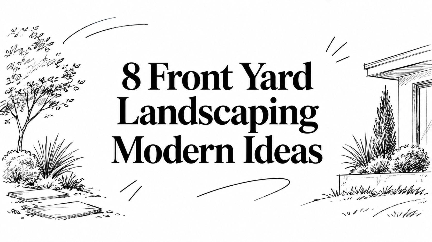 8 Front Yard Landscaping Modern Ideas