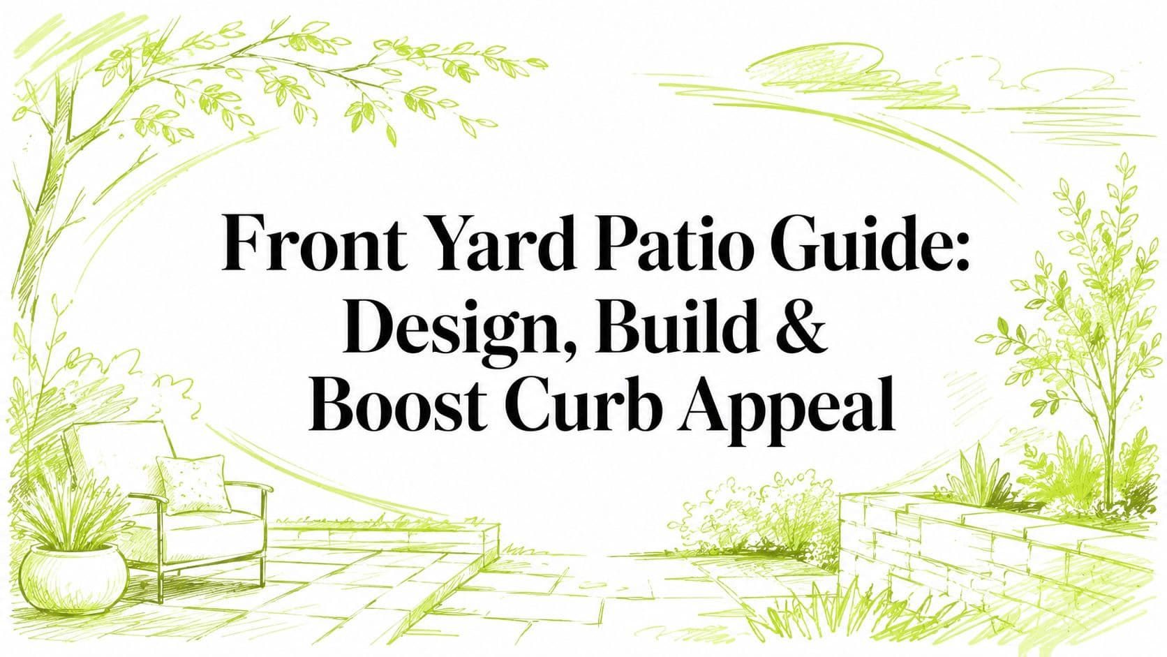 Front Yard Patio Guide: Design, Build & Boost Curb Appeal