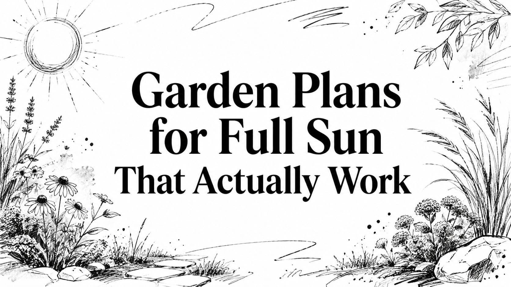 Garden Plans for Full Sun That Actually Work