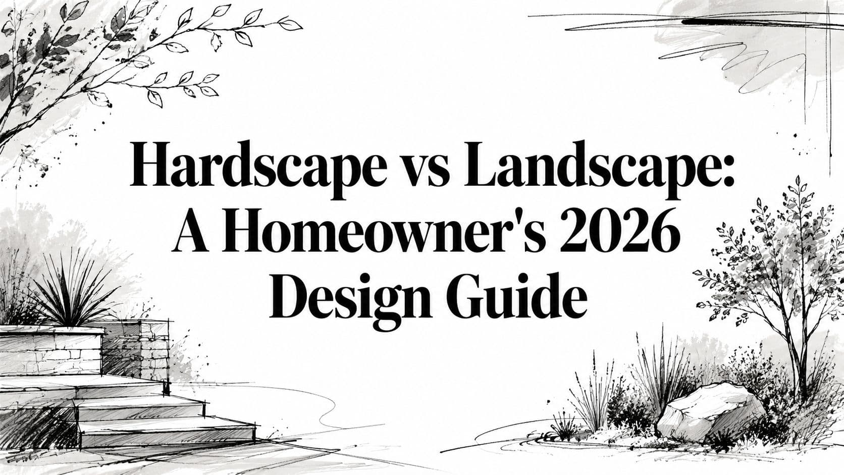 Hardscape vs Landscape: A Homeowner's 2026 Design Guide