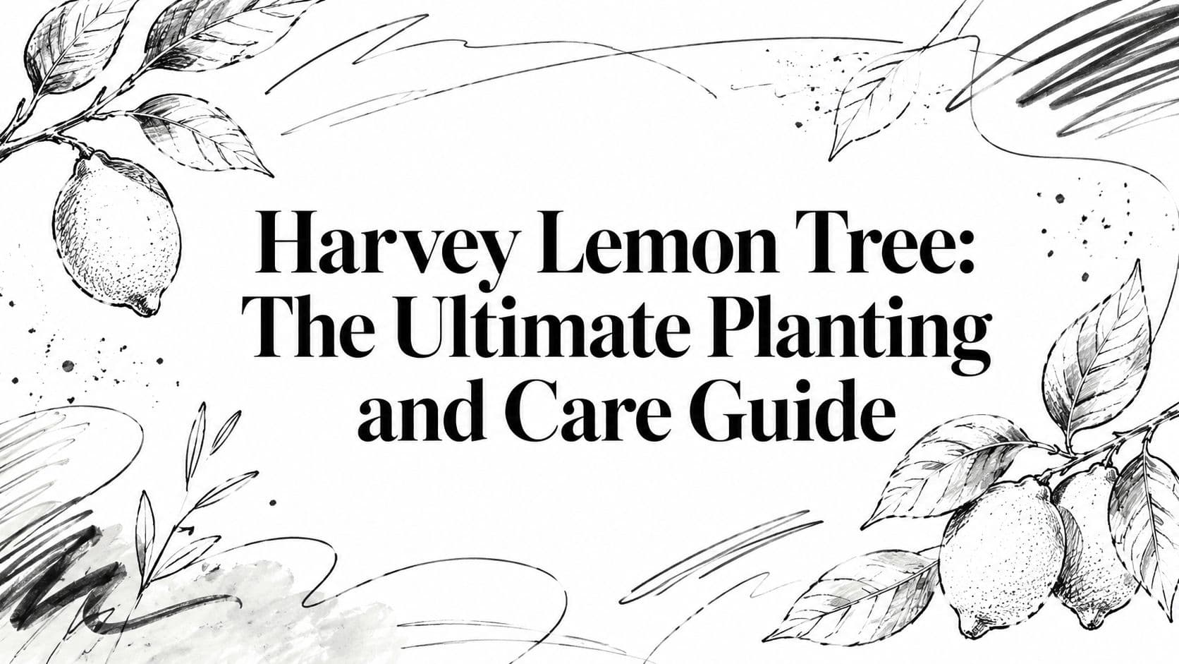 Harvey Lemon Tree: The Ultimate Planting and Care Guide