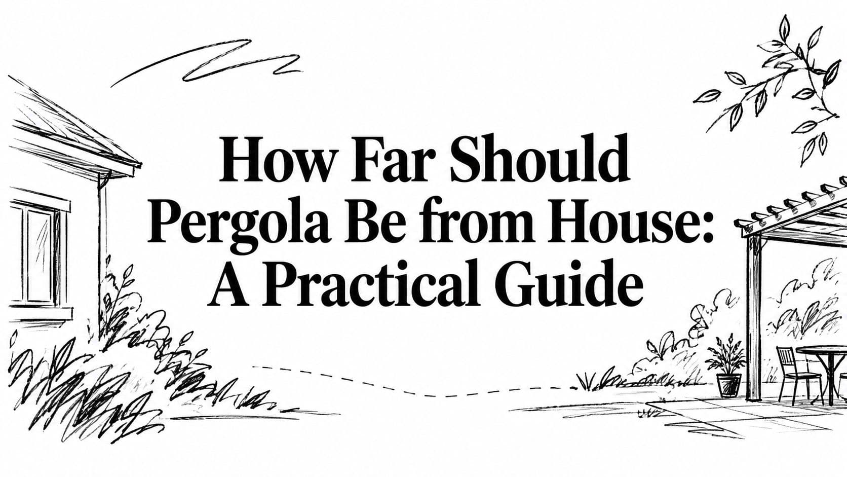 How Far Should Pergola Be from House: A Practical Guide