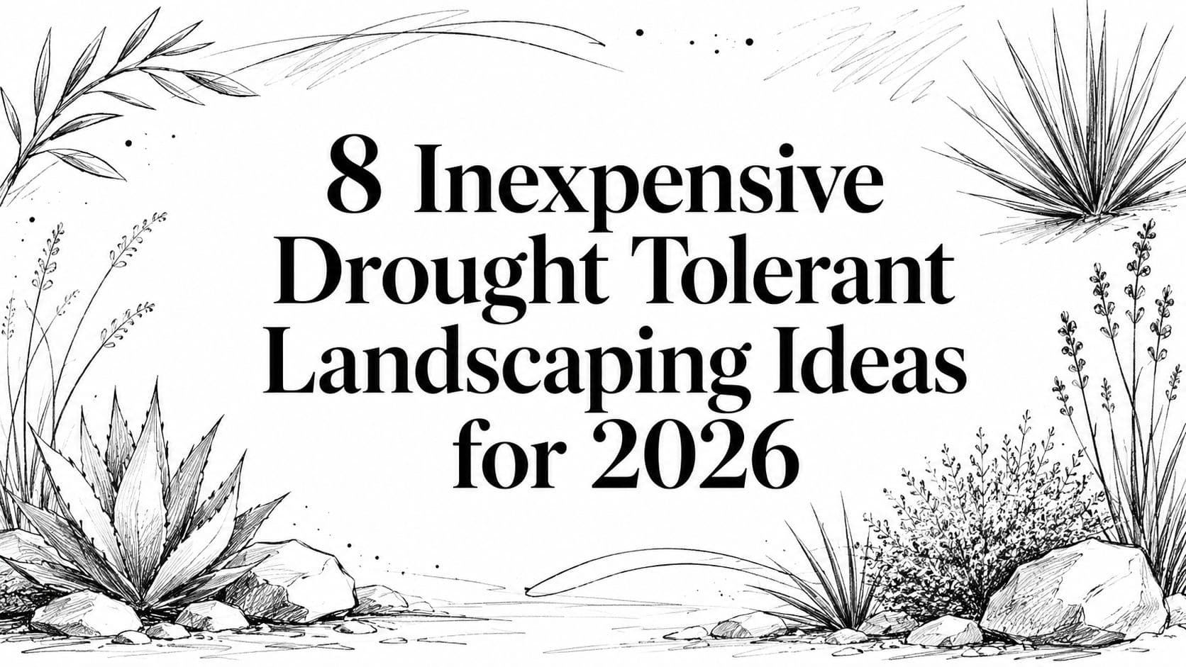 8 Inexpensive Drought Tolerant Landscaping Ideas for 2026