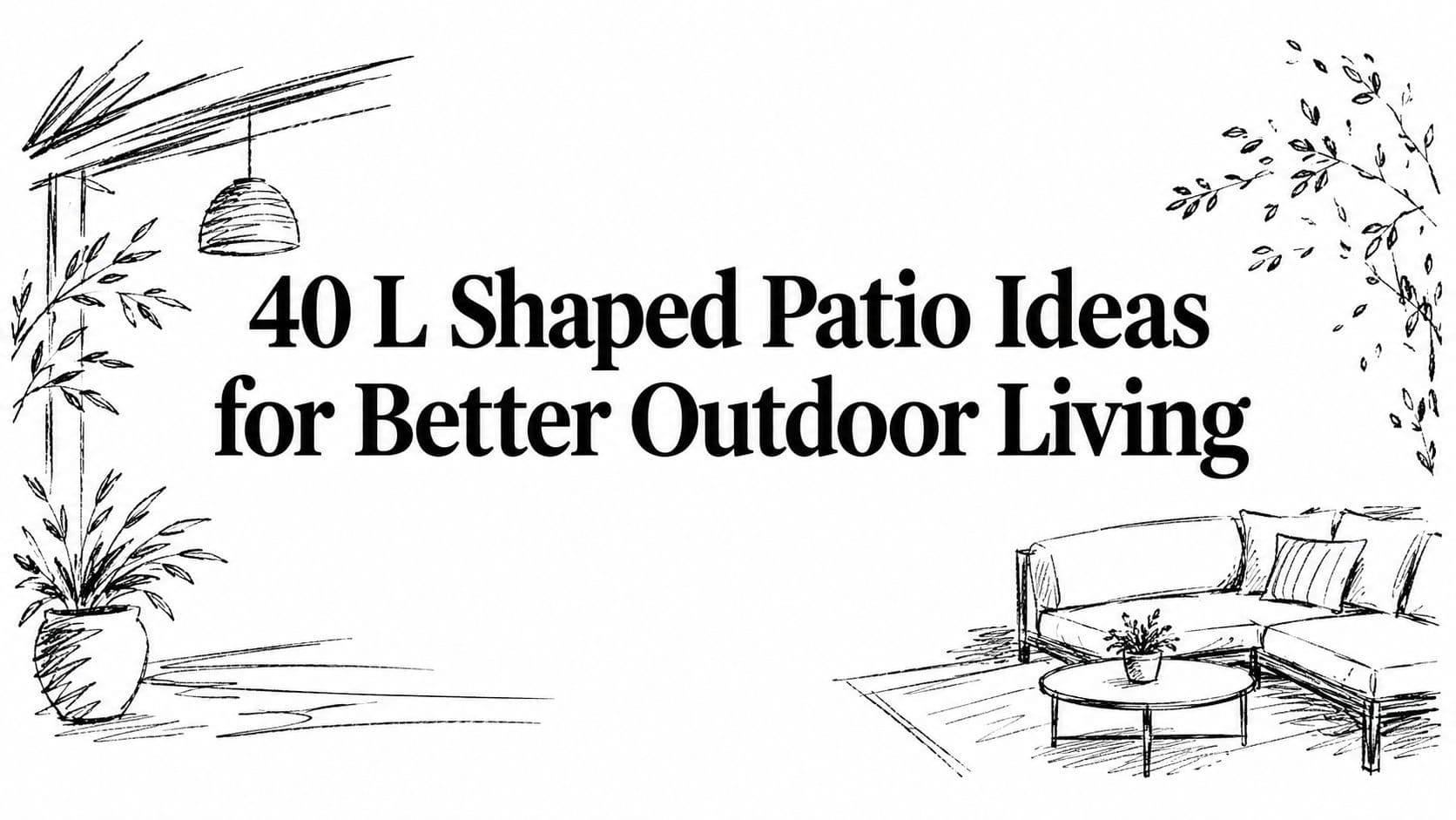 40 L Shaped Patio Ideas for Better Outdoor Living