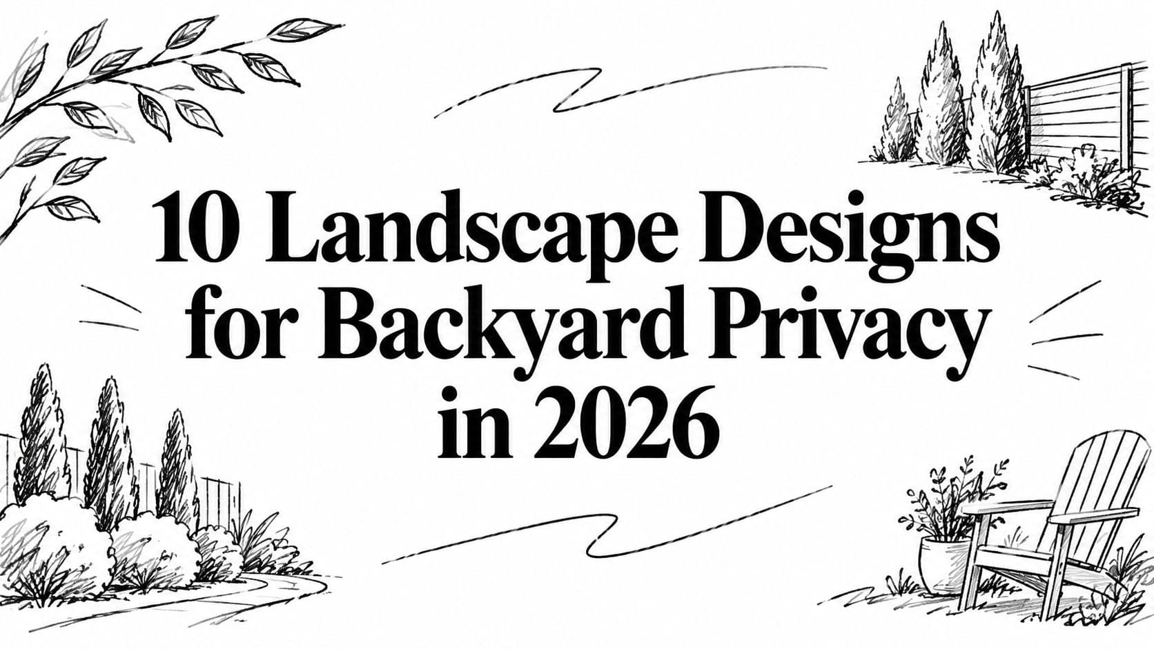 10 Landscape Designs for Backyard Privacy in 2026