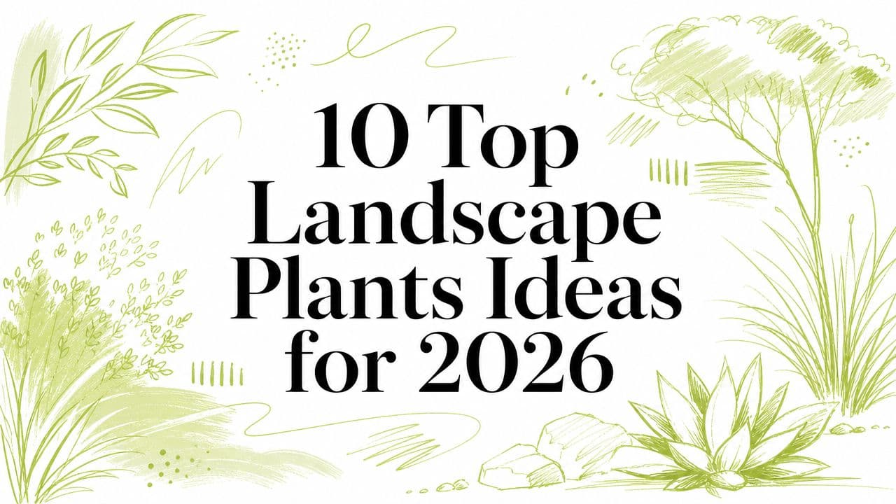 10 Top Landscape Plants Ideas for 2026