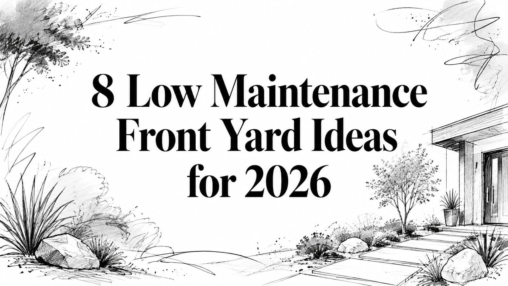 8 Low Maintenance Front Yard Ideas for 2026