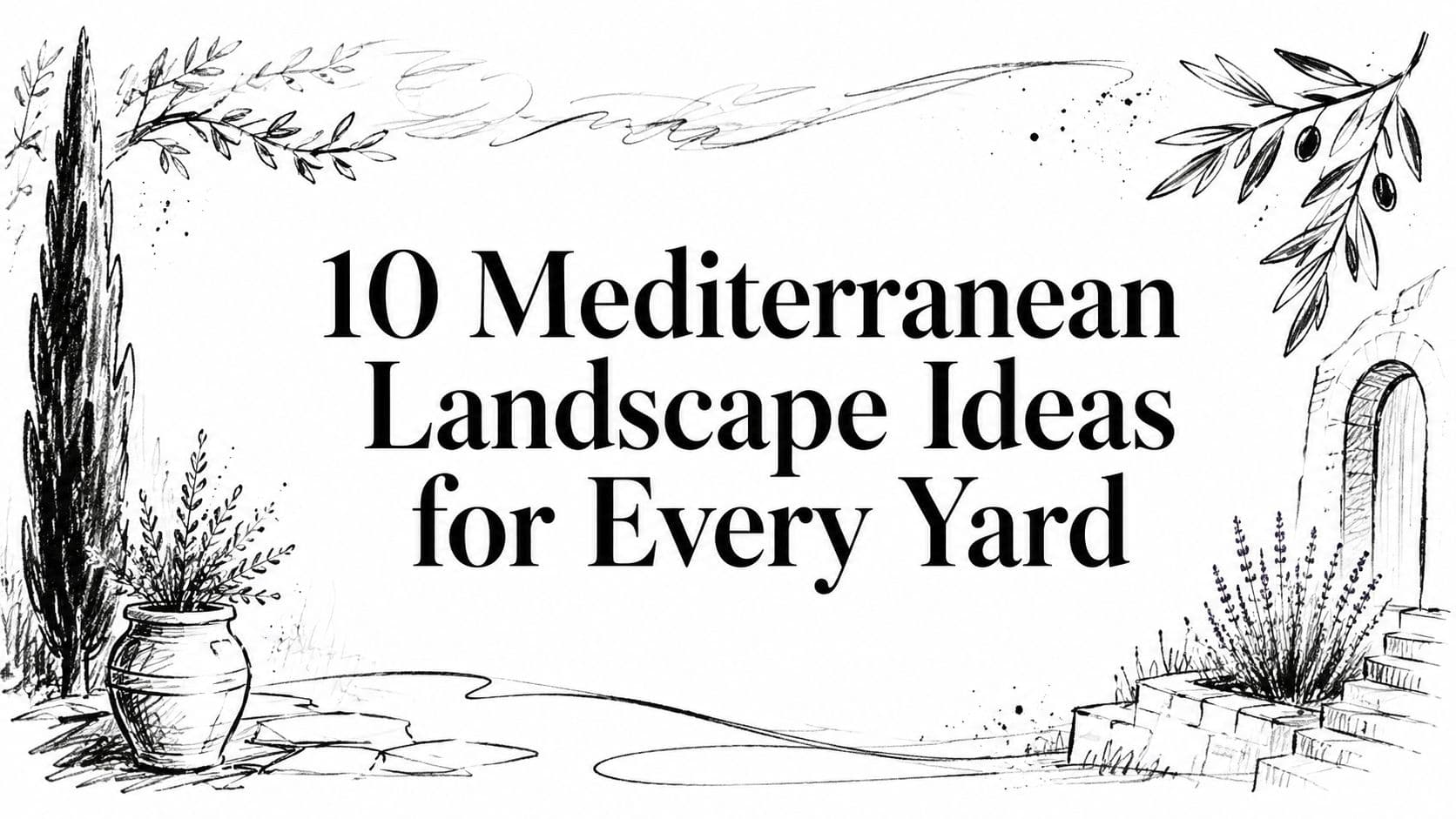 10 Mediterranean Landscape Ideas for Every Yard