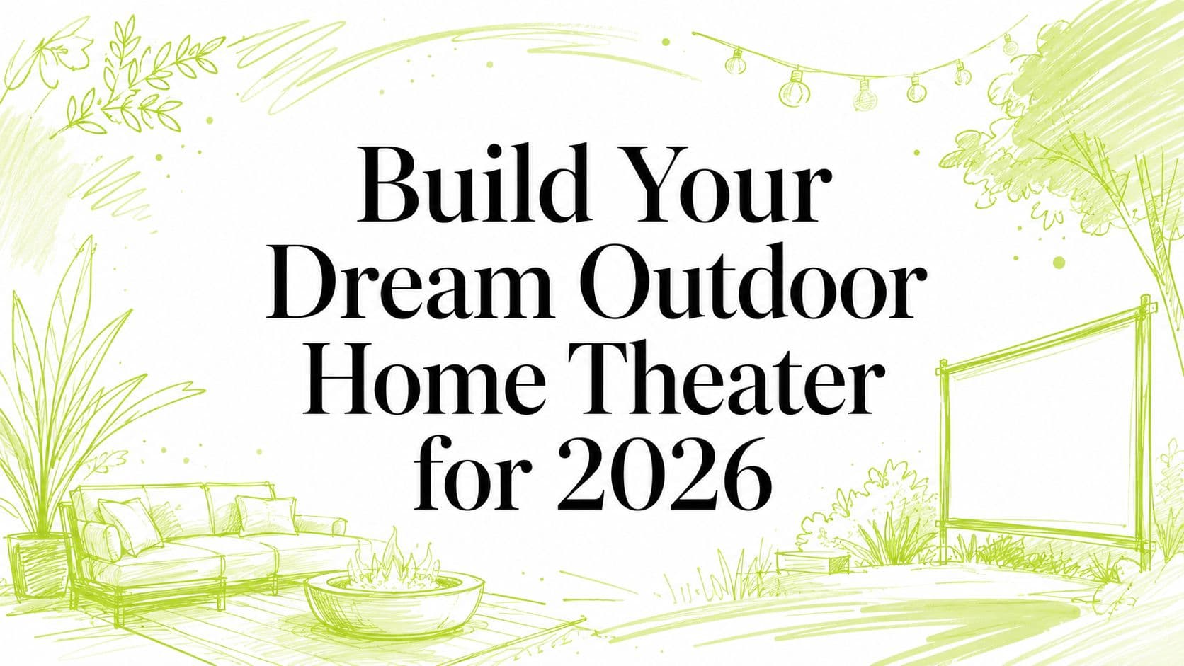 Build Your Dream Outdoor Home Theater for 2026