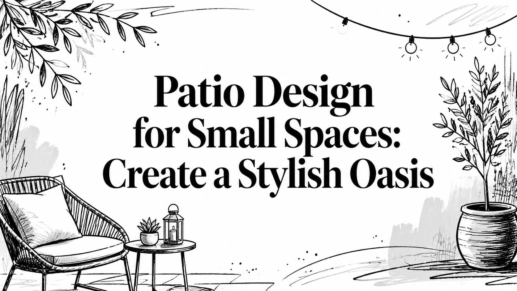 Patio Design for Small Spaces: Create a Stylish Oasis