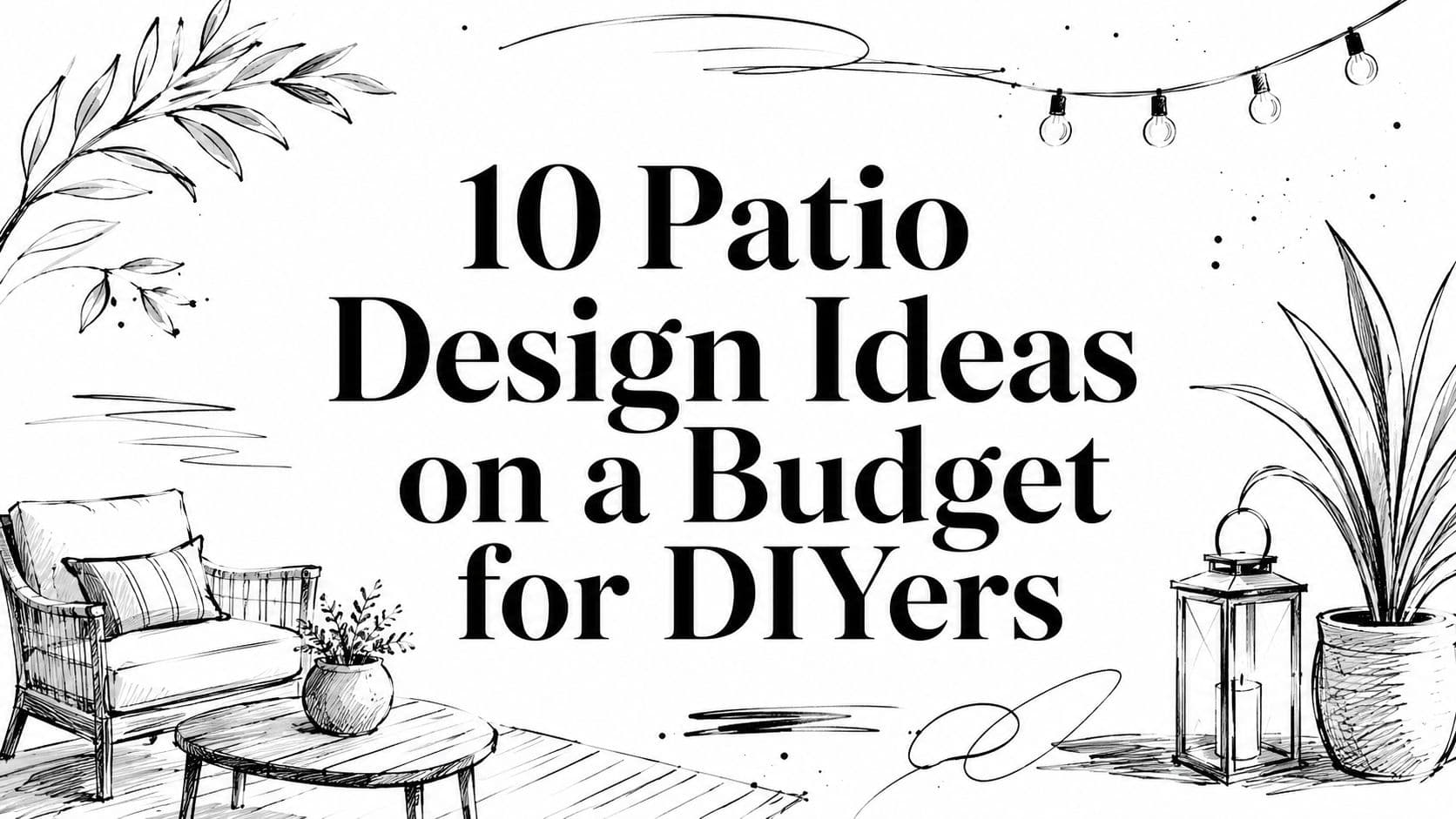 10 Patio Design Ideas on a Budget for DIYers