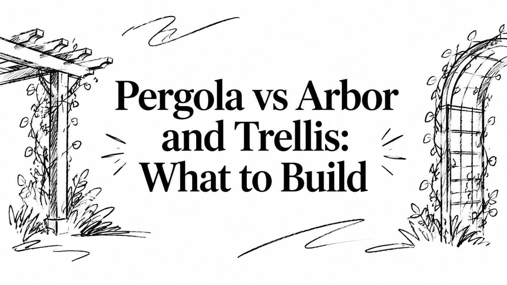 Pergola vs Arbor and Trellis: What to Build