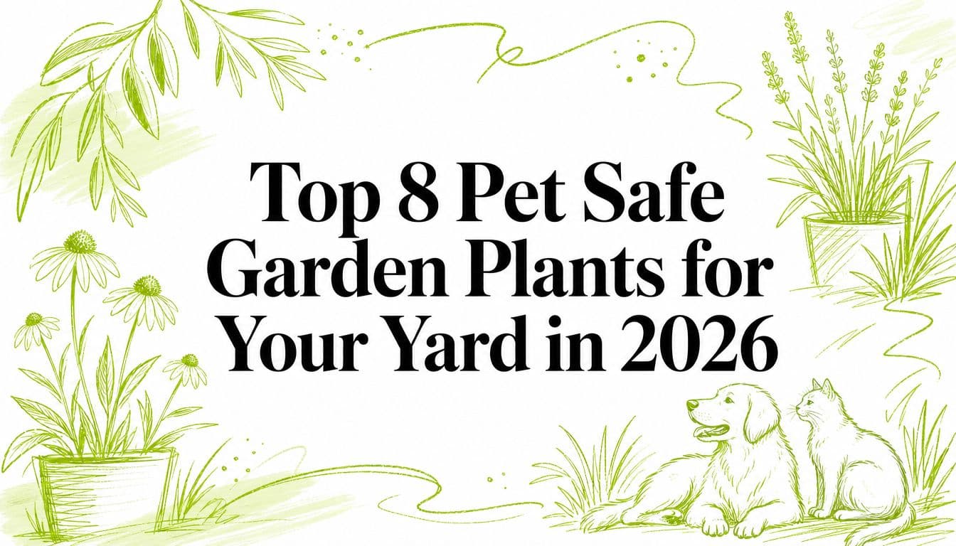Top 8 Pet Safe Garden Plants for Your Yard in 2026