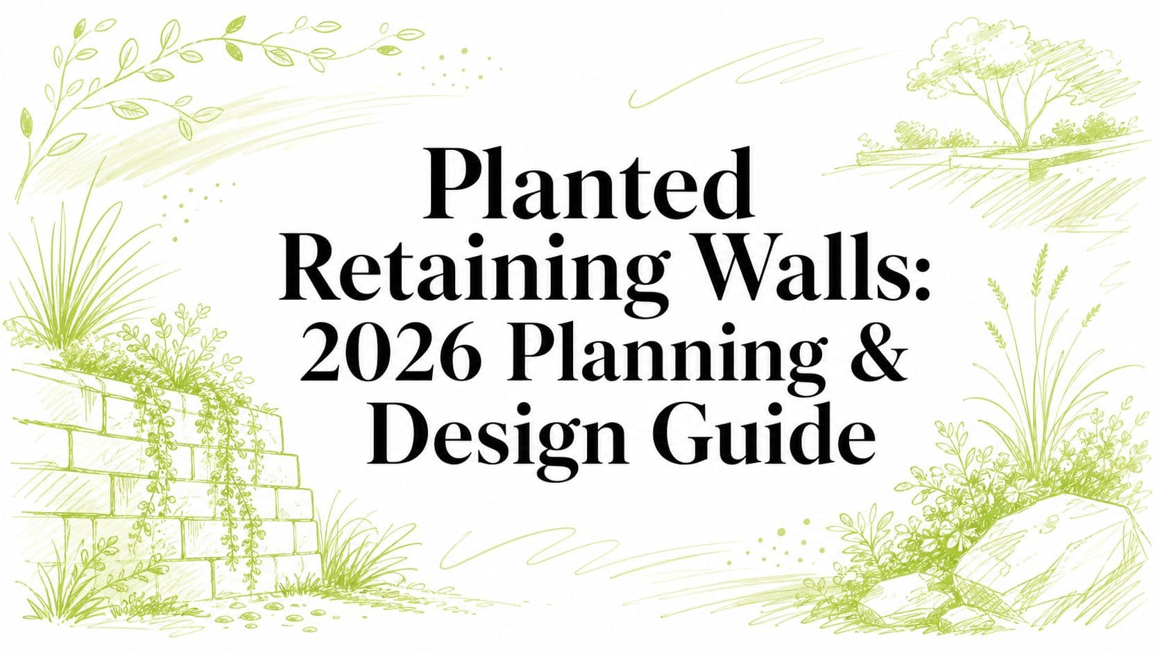 Planted Retaining Walls: 2026 Planning & Design Guide