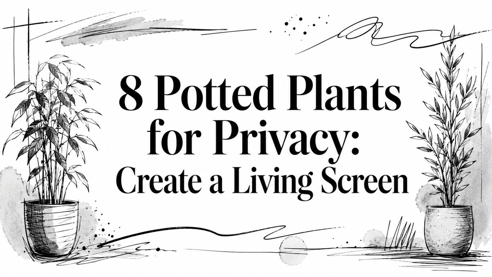 8 Potted Plants for Privacy: Create a Living Screen