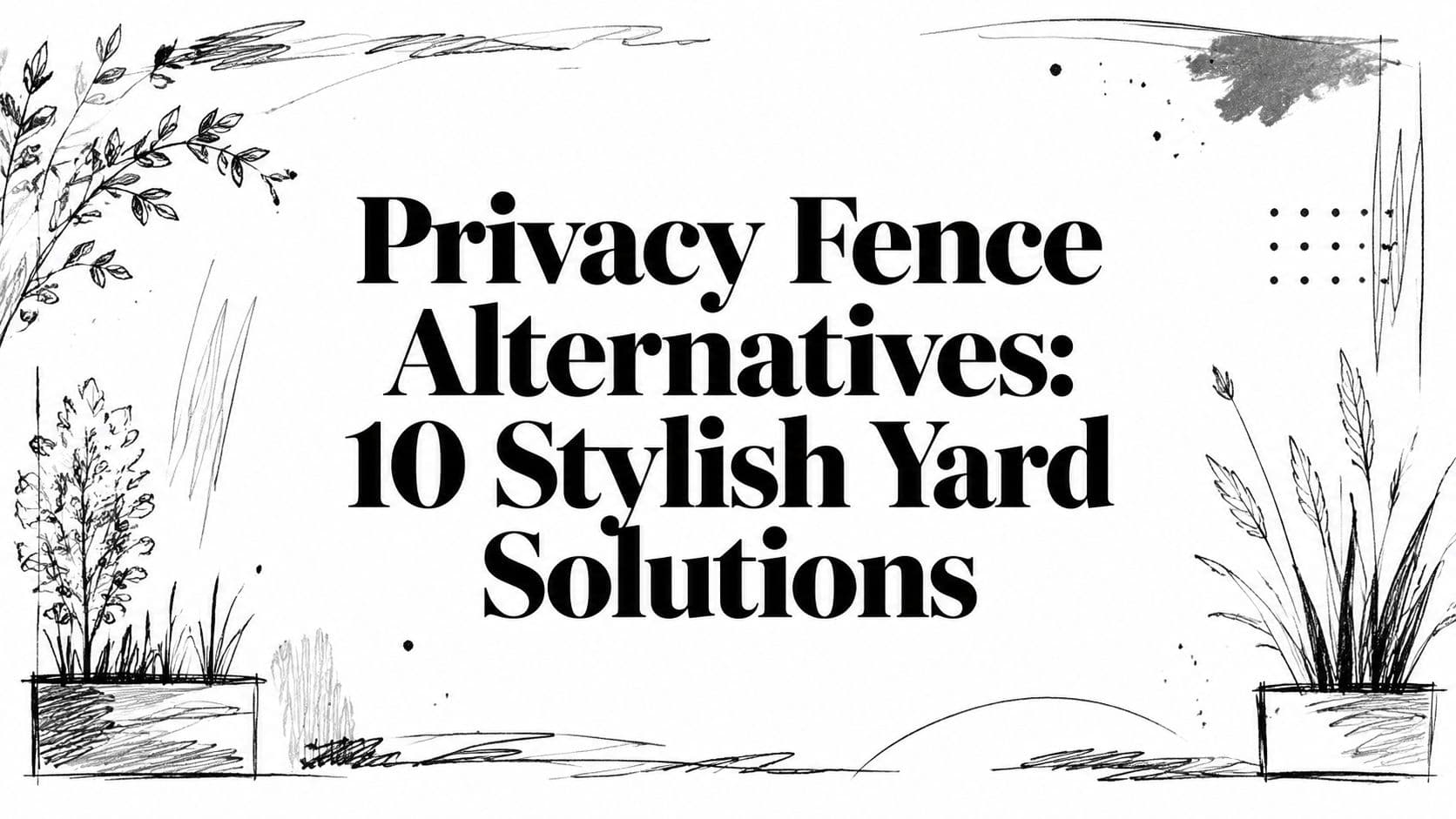 Privacy Fence Alternatives: 10 Stylish Yard Solutions