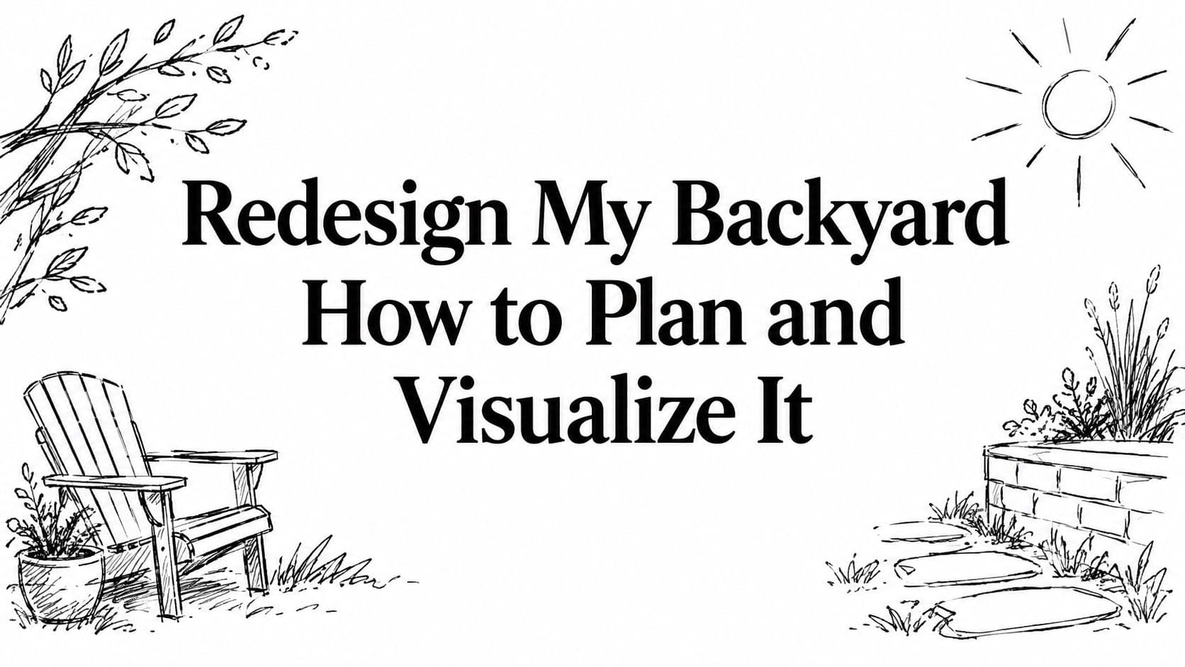 Redesign My Backyard How to Plan and Visualize It