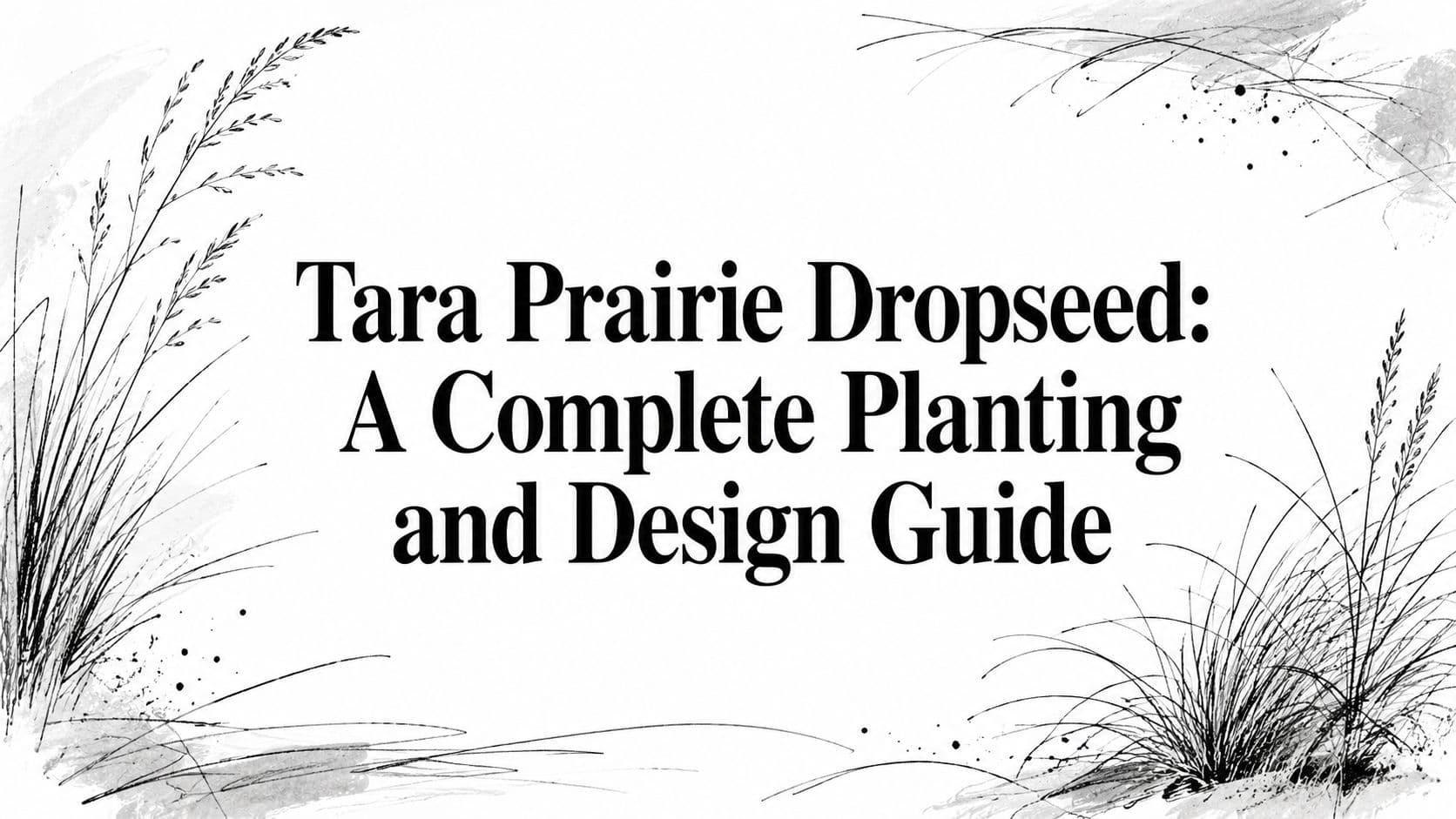 Tara Prairie Dropseed: A Complete Planting and Design Guide