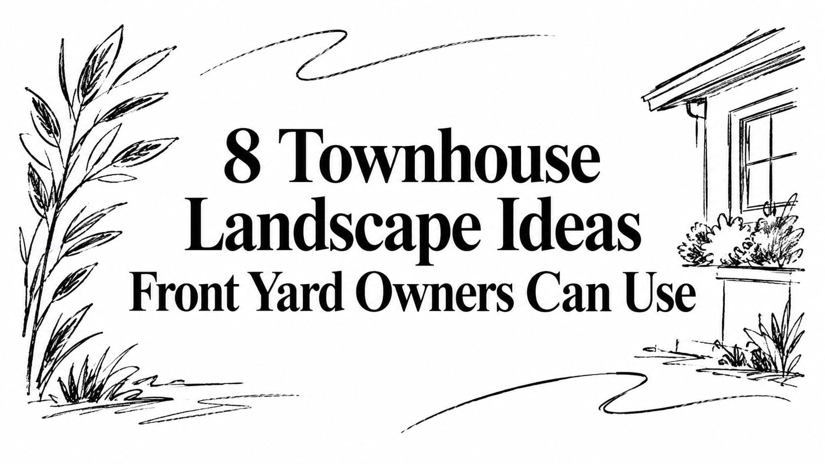 8 Townhouse Landscape Ideas Front Yard Owners Can Use