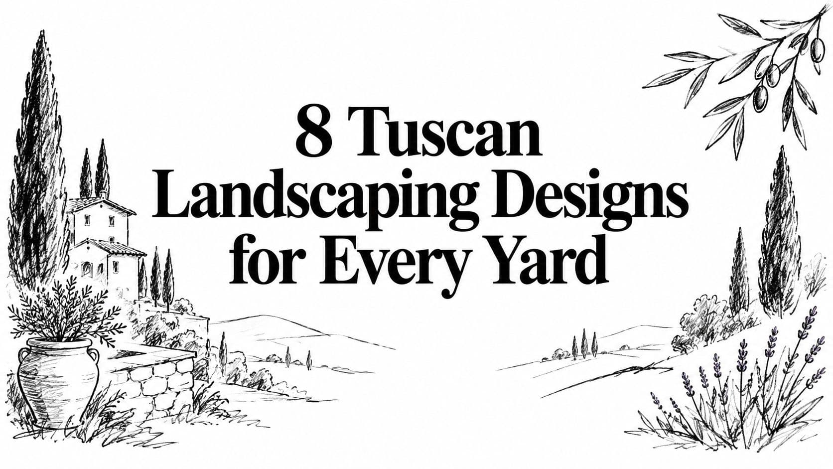 8 Tuscan Landscaping Designs for Every Yard