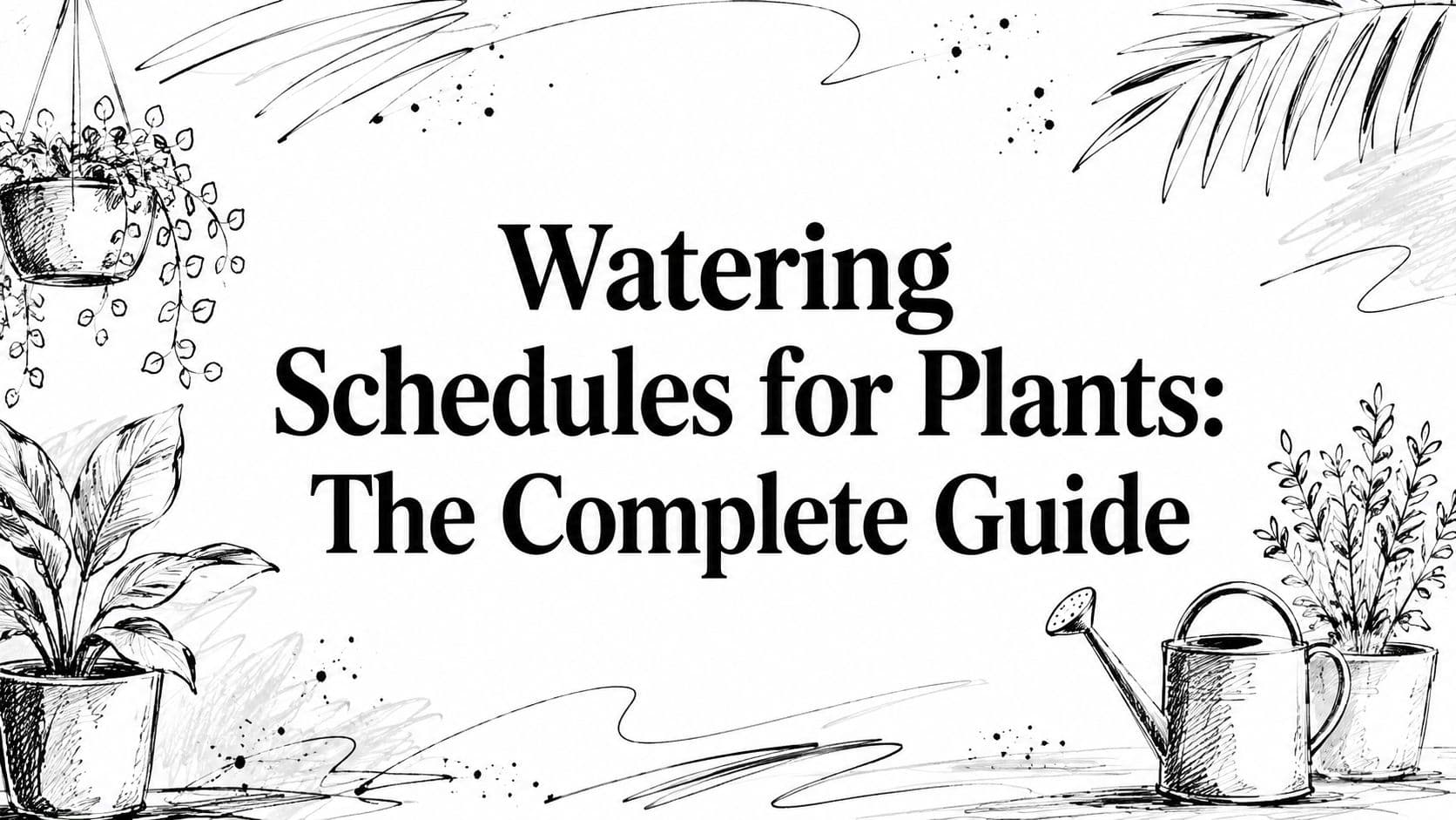 Watering Schedules for Plants: The Complete Guide